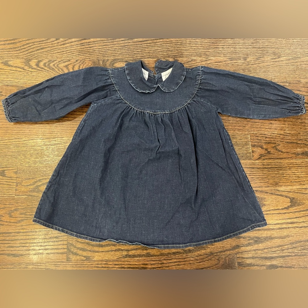 Yellow Pelota Denim Dress